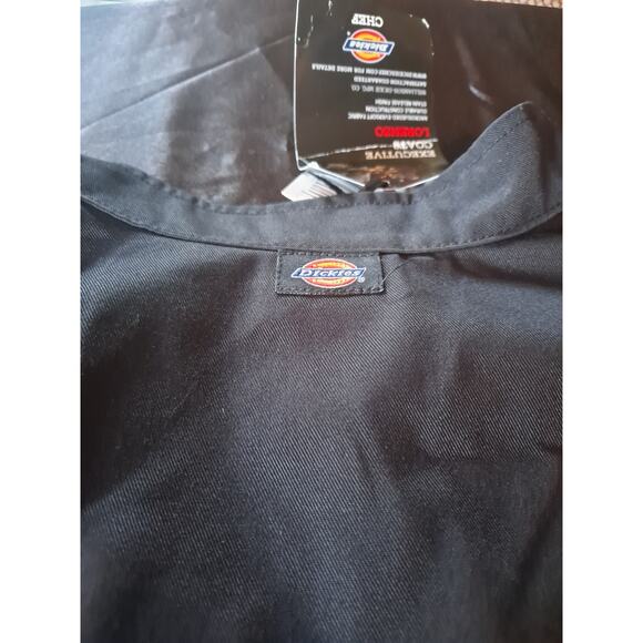 Dickies Executive Chef Coat Lorenzo Jacket Long Sleeve, XL NWT Black - Picture 8 of 8